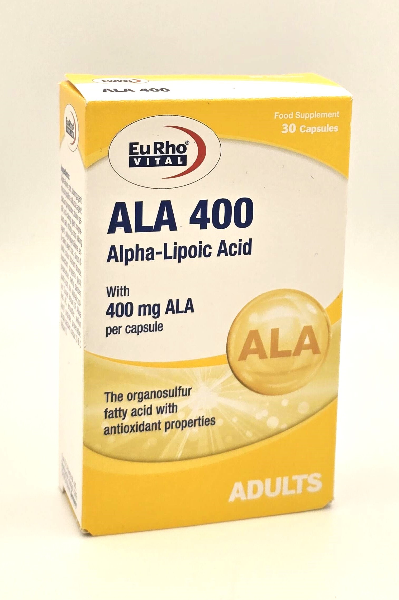 آ ال آ 400 میلی گرم آلفا لیپوئیک اسید